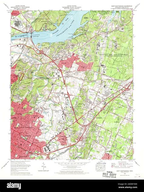 Topographic Map Of East Tennessee