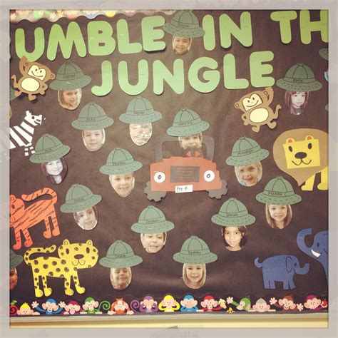 Preschool Jungle, Jungle Crafts, Preschool Bulletin, Preschool Theme ...