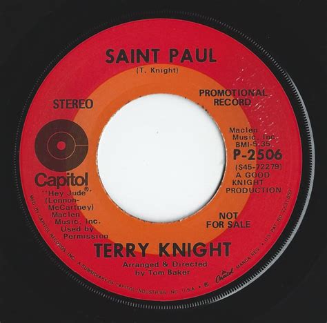 Terry Knight – Saint Paul (1969, Vinyl) - Discogs