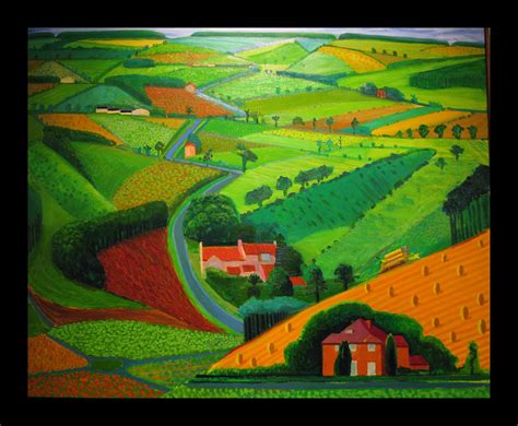 "The Road Across The Wolds 1997" by David Hockney (Salts M… | Flickr