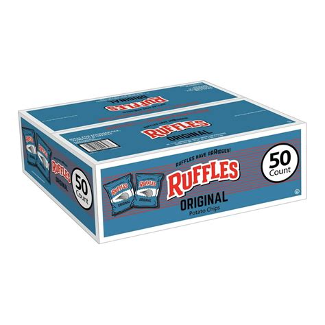 Ruffles Original Potato Chips (1 oz. bags, 50 ct.) - Walmart.com ...