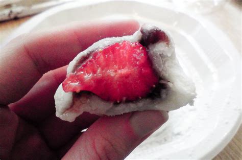 Strawberry Daifuku Mochi Recipe | Chocolate & Zucchini