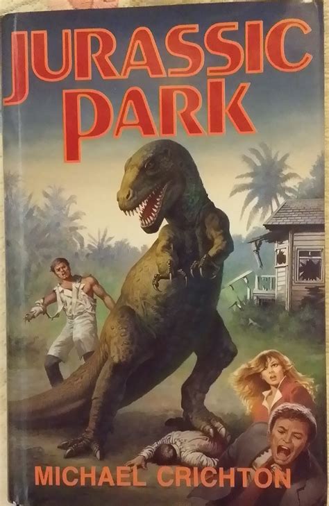 The Italian 1990 cover for the Jurassic Park novel...