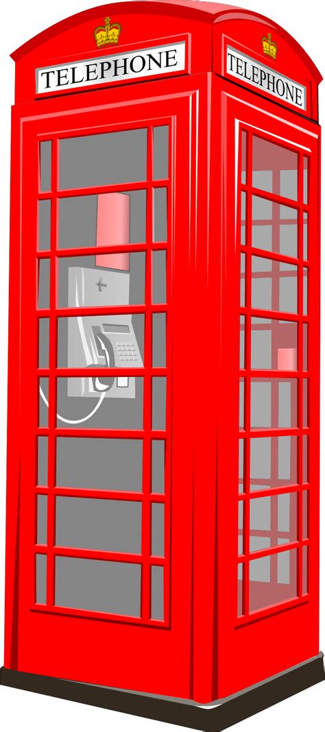 London Phone Booth Clipart - Png Download - Full Size Clipart (#5331002) - PinClipart