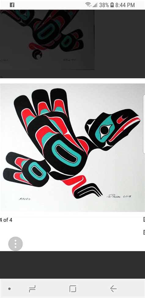 Tlingit raven | Cards, Ink, Raven