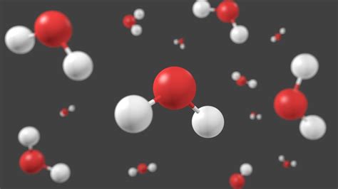 Water molecule - Model 3D model | CGTrader