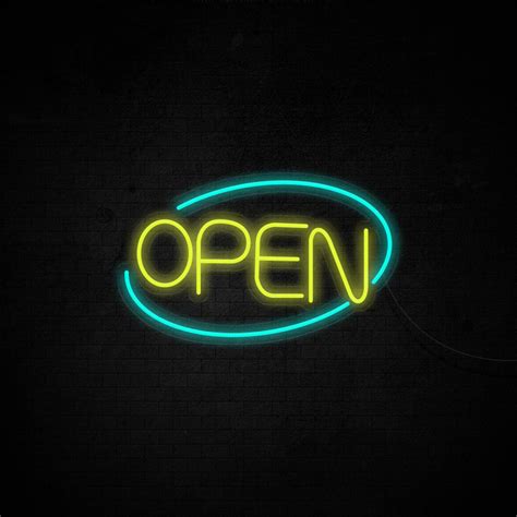 Welcome, Open & Close Neon Sign - Flex Neon light For Business ...