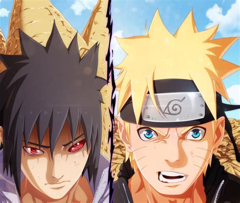 Epic HD Naruto and Sasuke Wallpaper by afran67