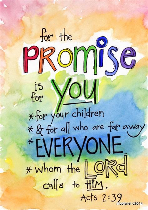 Bible Verse God's Promise for You and Everyone Acts