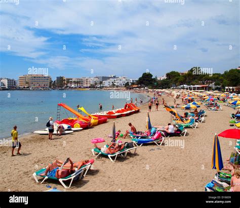 Es Cana Beach, Ibiza Stock Photo - Alamy