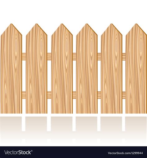 Wooden fence Royalty Free Vector Image - VectorStock