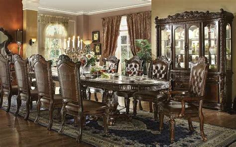 Von Furniture | Vendome Large Formal Dining Room Set in Cherry