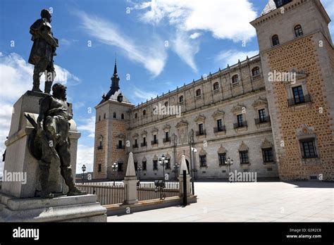 The Alcazar of Toledo Spanish Army Museum Stock Photo, Royalty Free ...