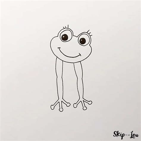 Easy Frog Drawing | Skip To My Lou