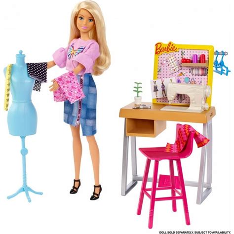 Barbie Career Places Fashion Design Studio Playset with Themed Accessories - Walmart.com ...