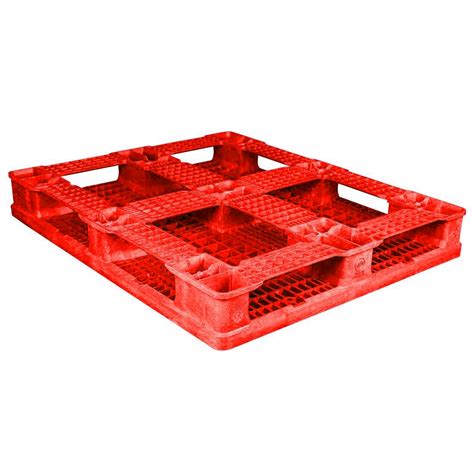 40 x 48 Rackable FDA Plastic Pallet - Blue | One Way Solutions # PP-O ...