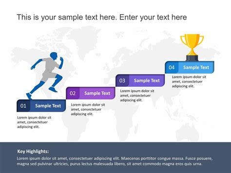 Career Roadmap Accomplishments PowerPoint Template | SlideUpLift