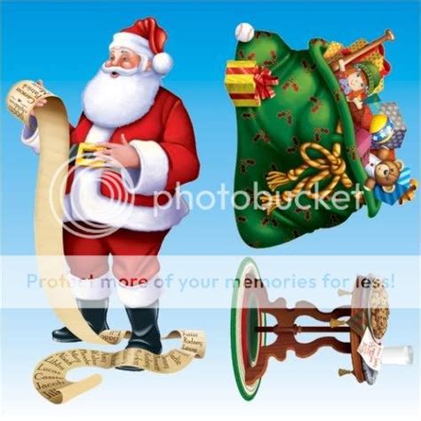 Magical Christmas Scene Setter Add-on - Santa & Sack | eBay