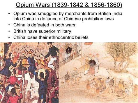 Opium Wars (1839 1842 & 1856 1860)