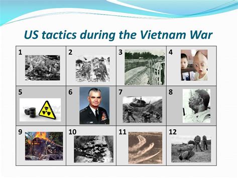 PPT - What tactics did the USA use to fight the Vietnam War? PowerPoint ...