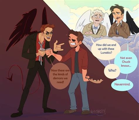 Supernatural/Good Omens. | Supernatural comic, Supernatural crossover ...