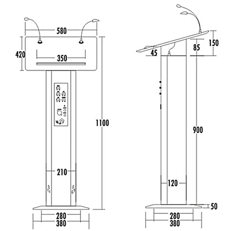 Ukuran Standard Podium Dimensions - IMAGESEE