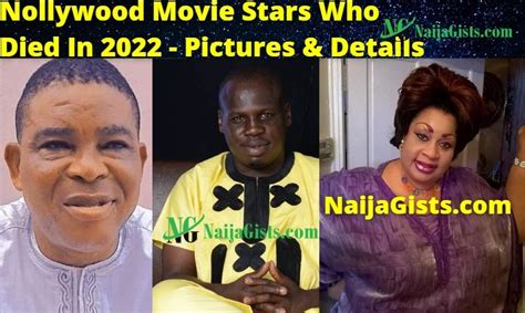 Nigerian Actors Who Died In 2022 - List Of Nollywood Stars We Lost In ...