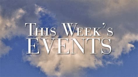 This Week - Remnant Fellowship News