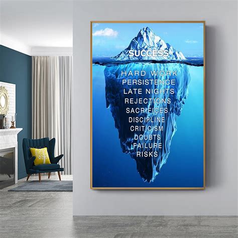 Iceberg Motivational Quotes Success