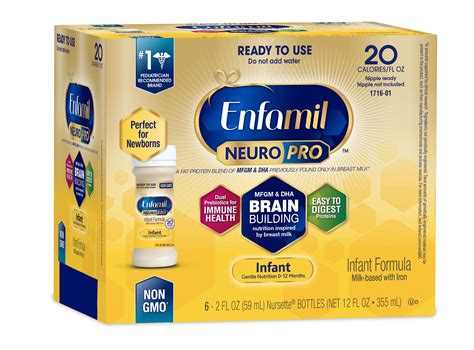 Enfamil NeuroPro Ready to Feed Infant Formula Bottles - 2 fl oz Each/6ct – BrickSeek