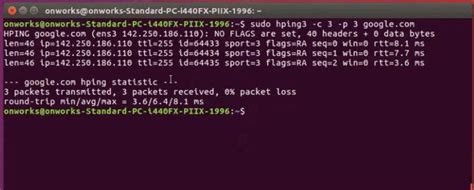 hping3 Command in Linux - GeeksforGeeks