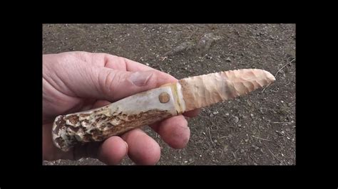 The making of a Folding Flint Knife! - YouTube