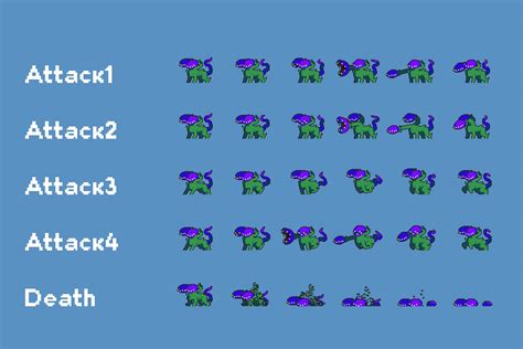 Free Forest Bosses Pixel Art Sprite Sheet Pack - CraftPix.net