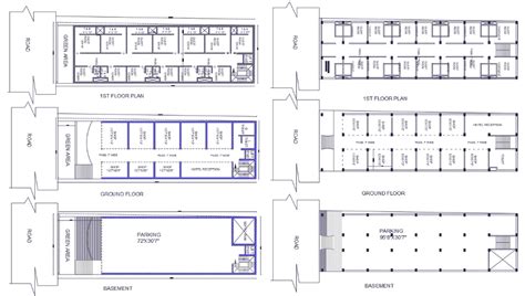 Shop With Hotel Floor Plan Design DWG File | Hotel floor plan, Hotel ...