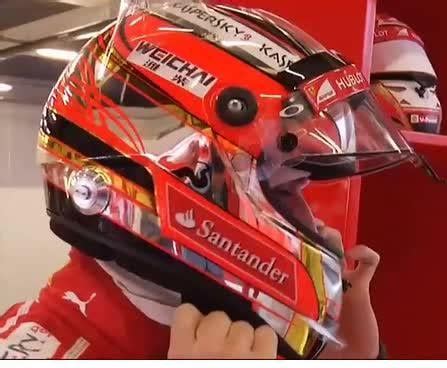 Helmet designs of test driver Jules Bianchi (Scuderia Ferrari) from 2014 : r/f1helmet