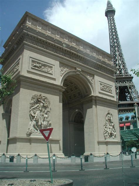 Eiffel Tower + Arc de Triomphe by famousone on DeviantArt