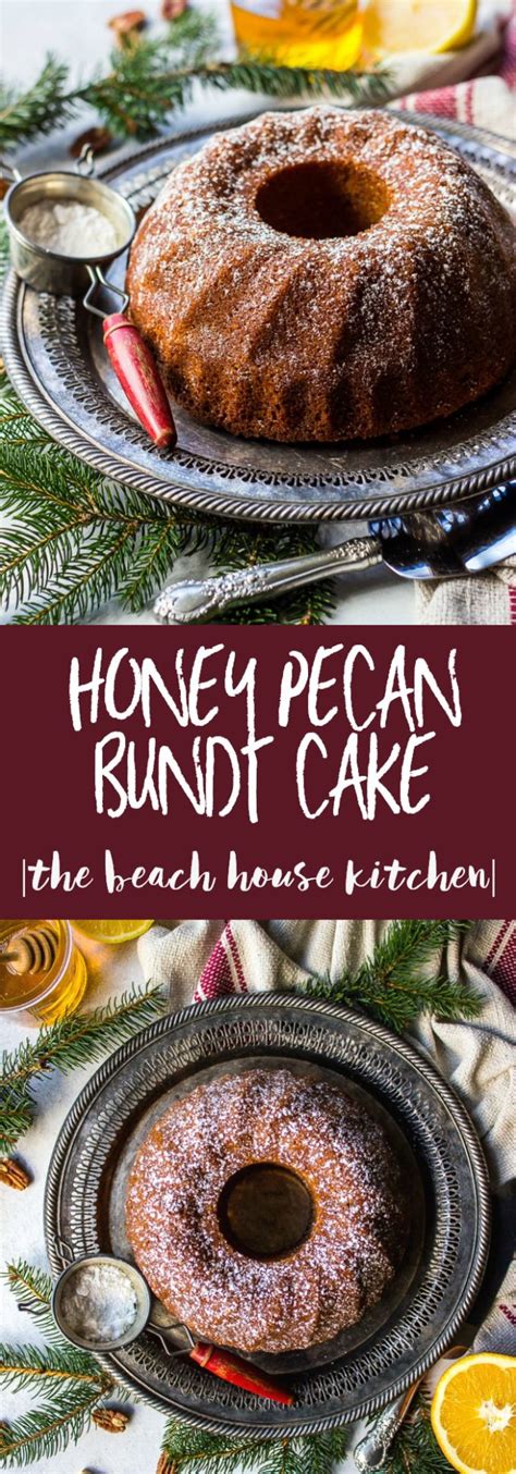 Honey Pecan Bundt Cake - The Beach House Kitchen