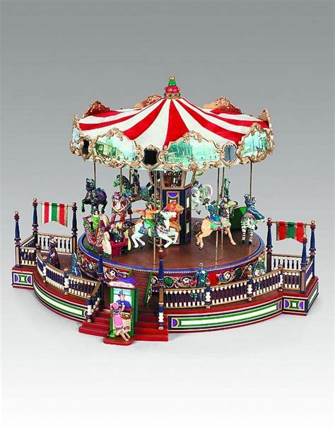 MR CHRISTMAS Holiday Around CAROUSEL Music Box NEW | eBay