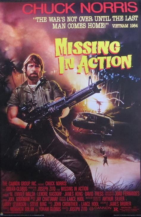 Missing in Action-Chuck Norris movie - Poster-Laminated available-90cm x 60cm... | eBay