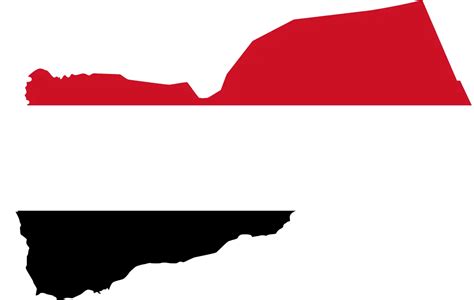 Yemen Flag Map - MapSof.net