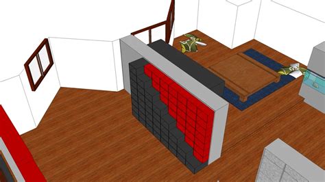 Stair shaped Box Shelves | 3D Warehouse