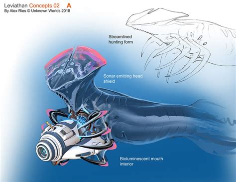 ArtStation - Shadow Leviathan Concepts 2, Alex Ries in 2021 | Subnautica creatures, Subnautica ...