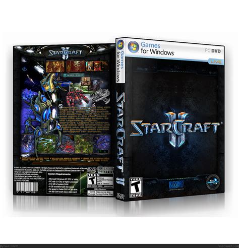 Viewing full size StarCraft II box cover