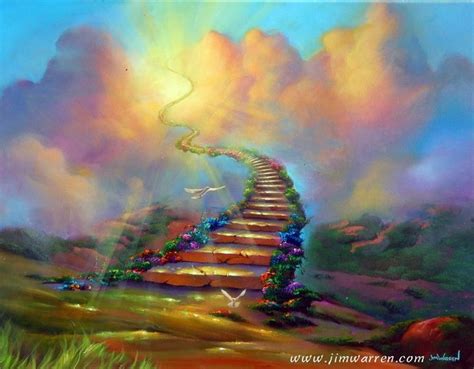 * Jim Warren - - - Stairway to Heaven 2 | Art, Stairway to heaven, Painting