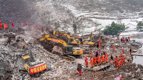 China landslide: Death toll rises to 39, five people still missing | World News - Hindustan Times