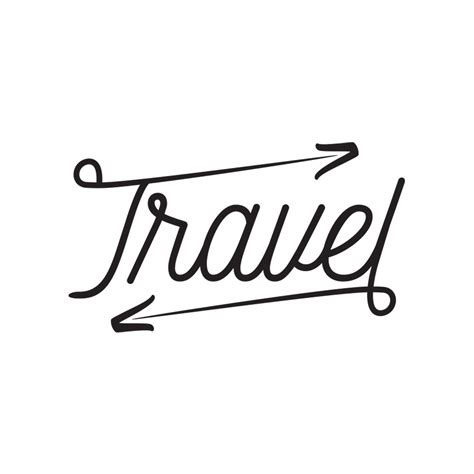 Travel - Word Decal Graphic – Conquest Maps LLC