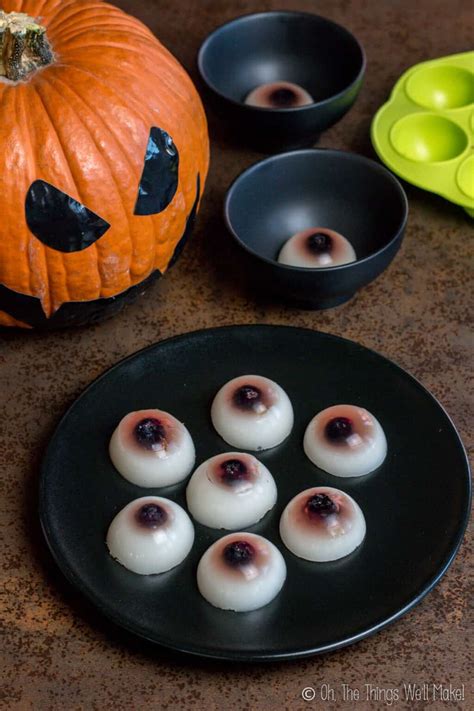 Healthy Halloween: How to Make Gummy Eyeballs - Oh, The Things We'll Make!