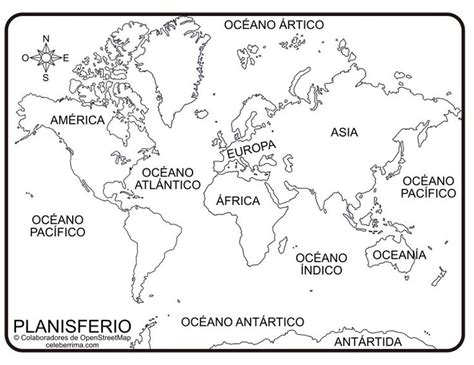 the map of the world with countries labeled in black and white, as well ...