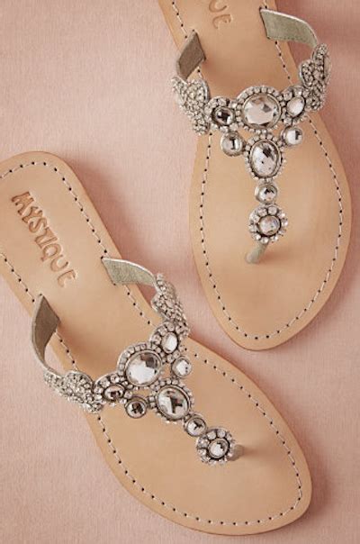 PHOTOS: 10 Flat Bridal Sandals That'll Convince You to Leave Your Heels at Home - Philadelphia ...