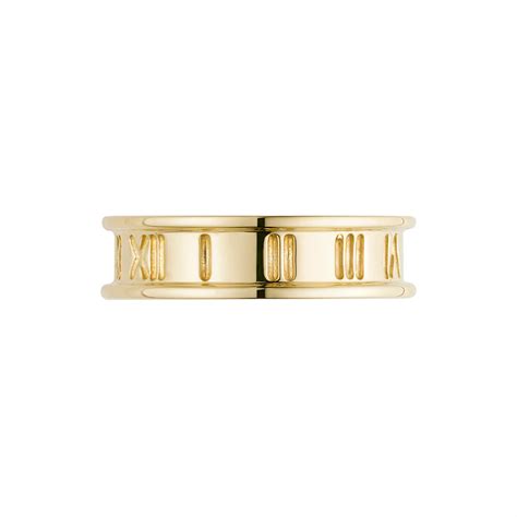 Roman Numeral Ring – 7mm Wide Classic Gold or Silver Ring – Liry's Jewelry